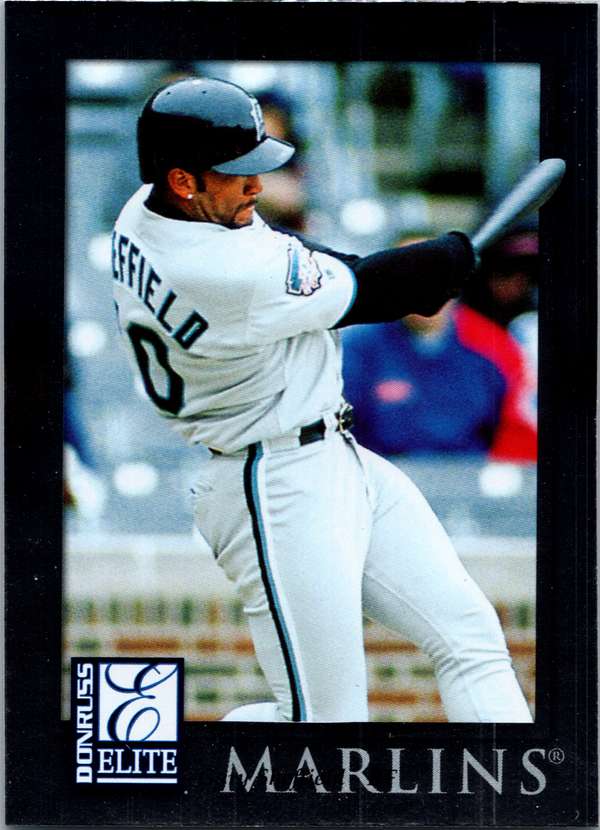 1998 Donruss Elite #39 Gary Sheffield Excellent