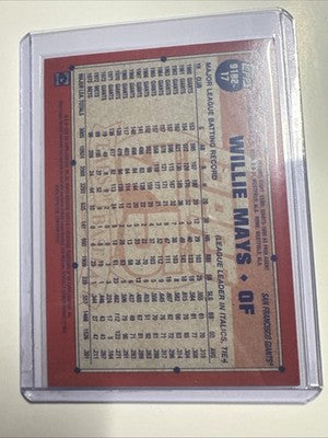 2026 Topps Series 2 Willie Mays 1991 Baseball Crackle Foil #91B2-17 Giants HOF
