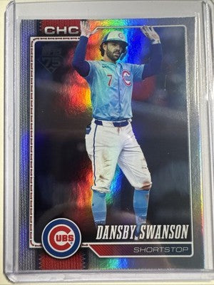 2026 Topps Series 2 Dansby Swanson Rainbow Foil #550 Chicago Cubs