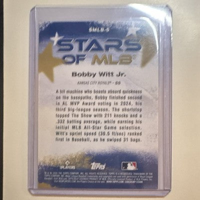 Topps Stars of MLB Insert Bobby Witt Jr Kansas City Royals 2026 SMLB-5