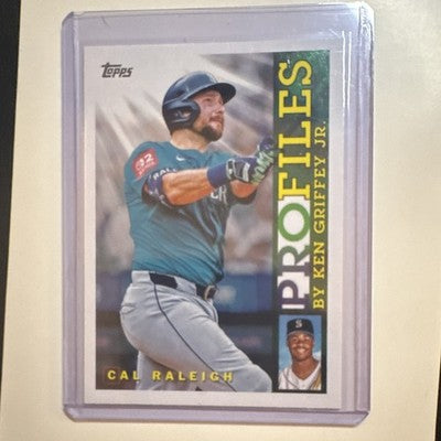 Topps 2026 Series 1 Topps Profiles Insert Cal Raleigh Mariners #TP-24