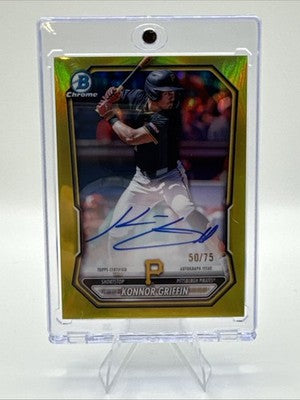 2026 Bowman Chrome Konnor Griffin 50/75 #CPA-KG MINTY COLOR MATCH AUTO!!