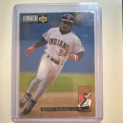 Upper Deck 1993 Collector's Choice Rookie Class Manny Ramirez RC #16 Indians
