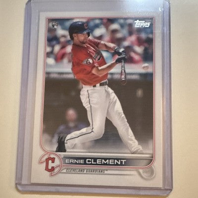 Topps 2022 Series 1 Ernie Clement Cleveland Guardians #171 RC Rookie Card