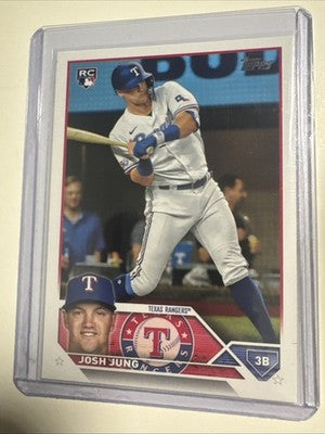 MLB 2023 Topps JOSH JUNG #529 Rookie Card RC Texas Rangers