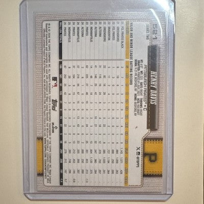 Topps 2026 75th Anniversary Henry Davis Pirates Aqua Foil
