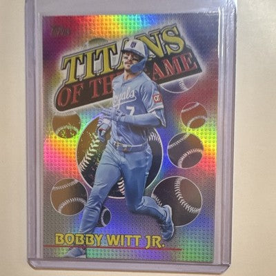 Topps Titans of the Game Insert Bobby Witt Jr. Kansas City Royals 2026 TOG-16