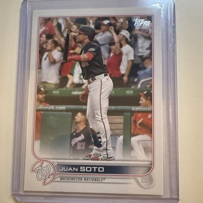 Topps 2022 Series 1 Juan Soto Washington Nationals #150 Base Set Baseball Card