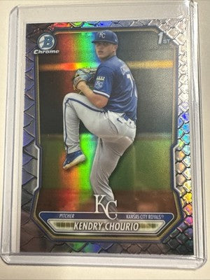 Bowman 2026 Chrome 1st Bowman Reptilian Kendry Chourio Kansas City Royals BCP-7