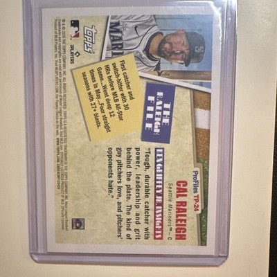 Topps 2026 Series 1 Topps Profiles Insert Cal Raleigh Mariners #TP-24