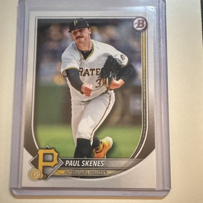 Topps 2024 Bowman Paul Skenes Pittsburgh Pirates #30 Baseball Card