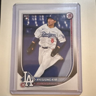 Topps 2025 Bowman Hyeseong Kim Los Angeles Dodgers #91 Rookie Baseball Card
