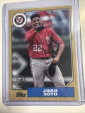 2022 Juan Soto Topps 87 Anniversary Washington Nationals