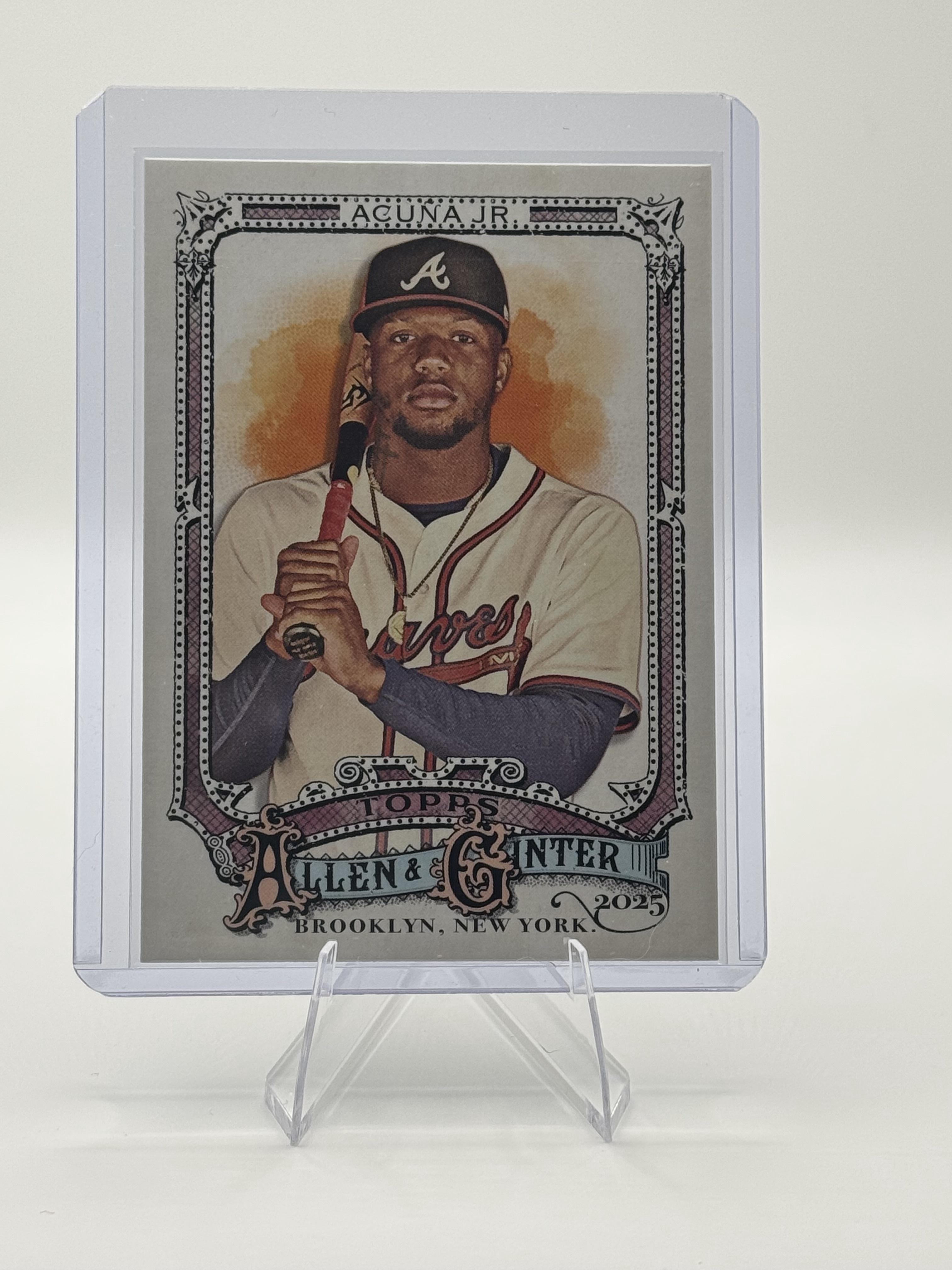 2025 Topps Allen & Ginter #103 Ronald Acuña Jr. Foil Filagree
