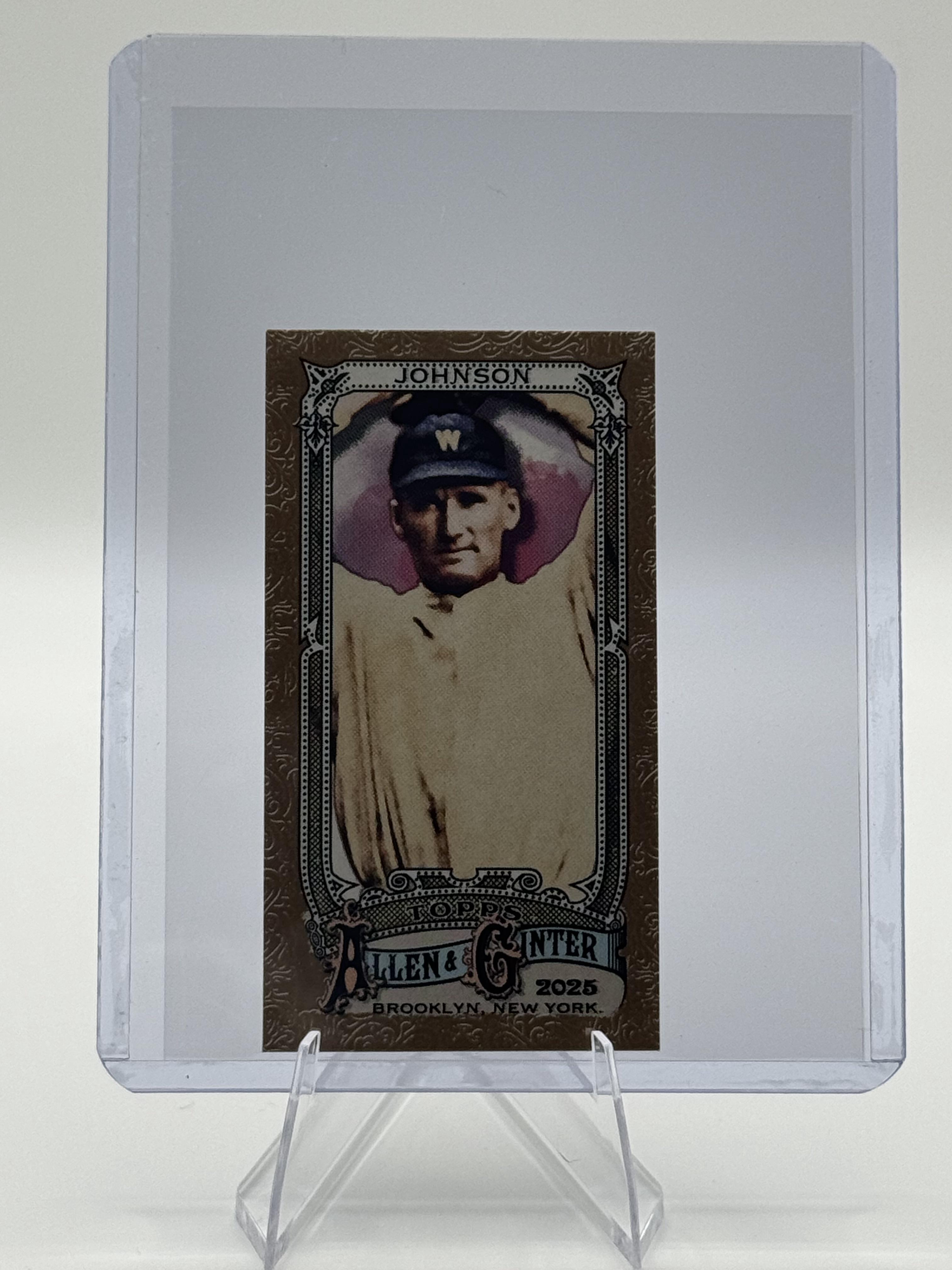 2025 Topps Allen & Ginter #332 Walter Johnson