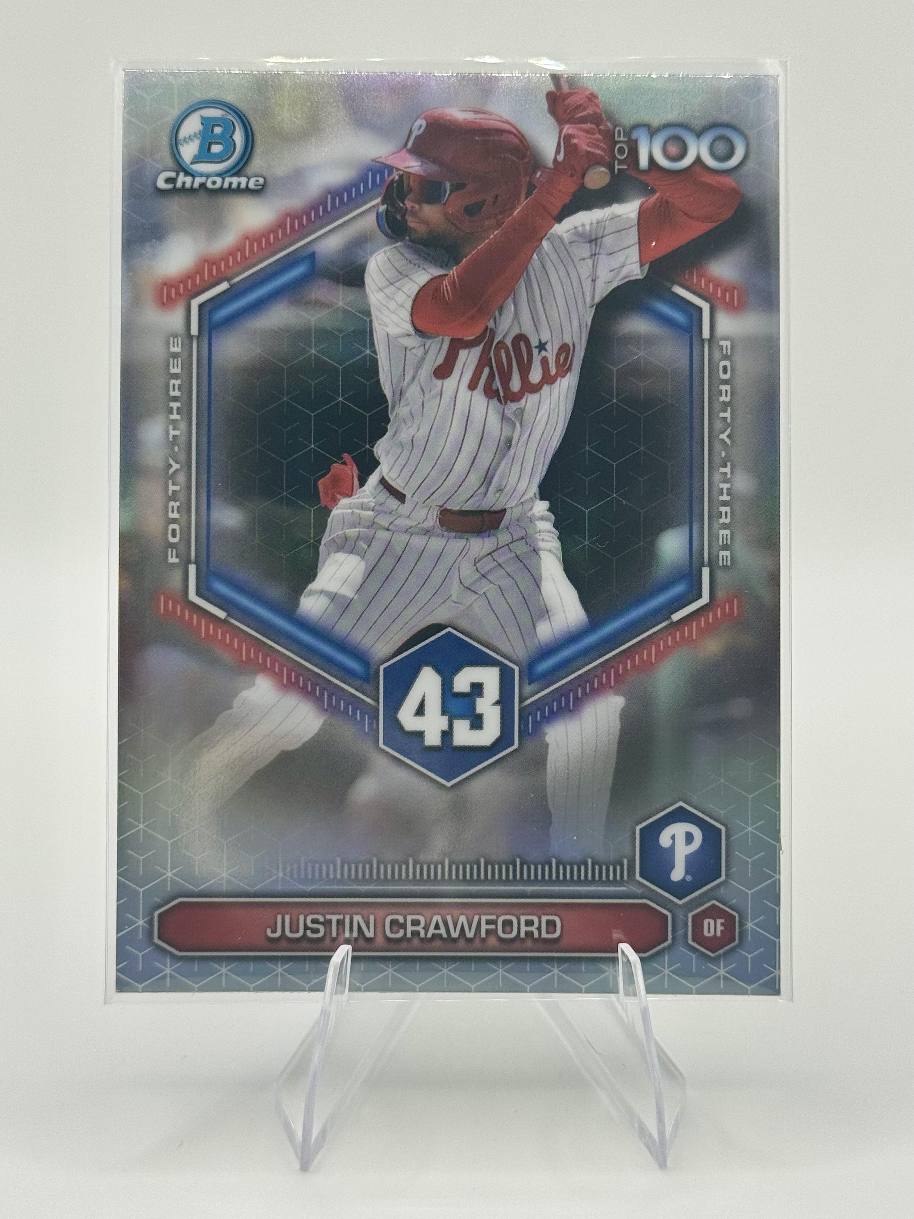 2026 Bowman #BTP-43 Justin Crawford Bowman Scouts' Top 100
