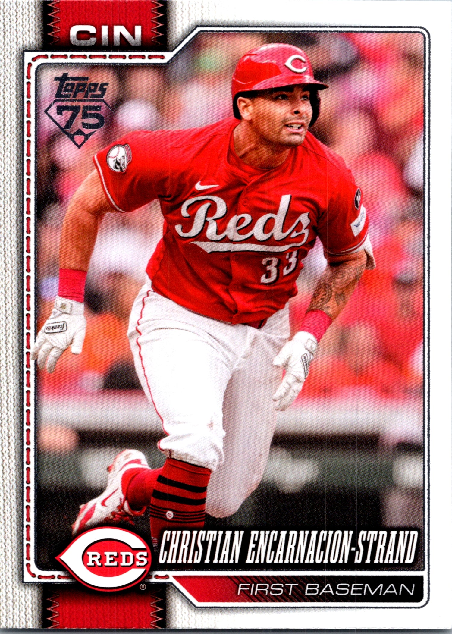 2026 Topps Christian Encarnacion-Strand #376 Base Card Cincinnati Reds Near Mint