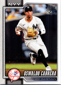 2026 Topps Oswaldo Cabrera #490 Base Card New York Yankees Near Mint or Better
