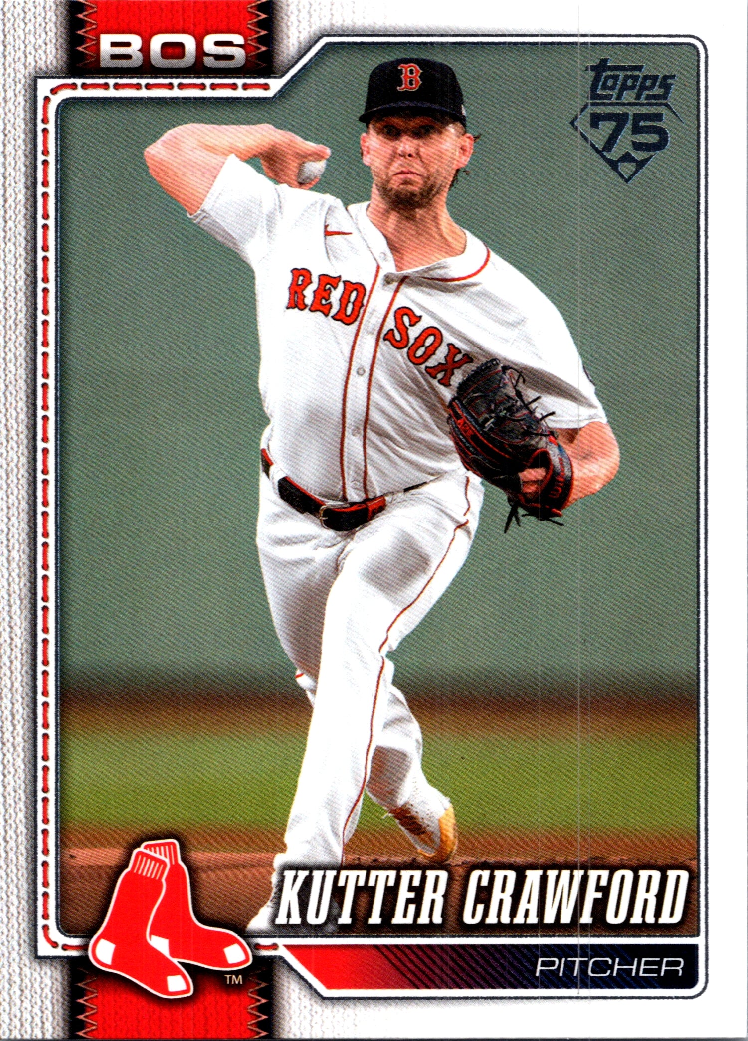 2026 Topps Kutter Crawford #544 Base Card Boston Red Sox Near Mint or Better