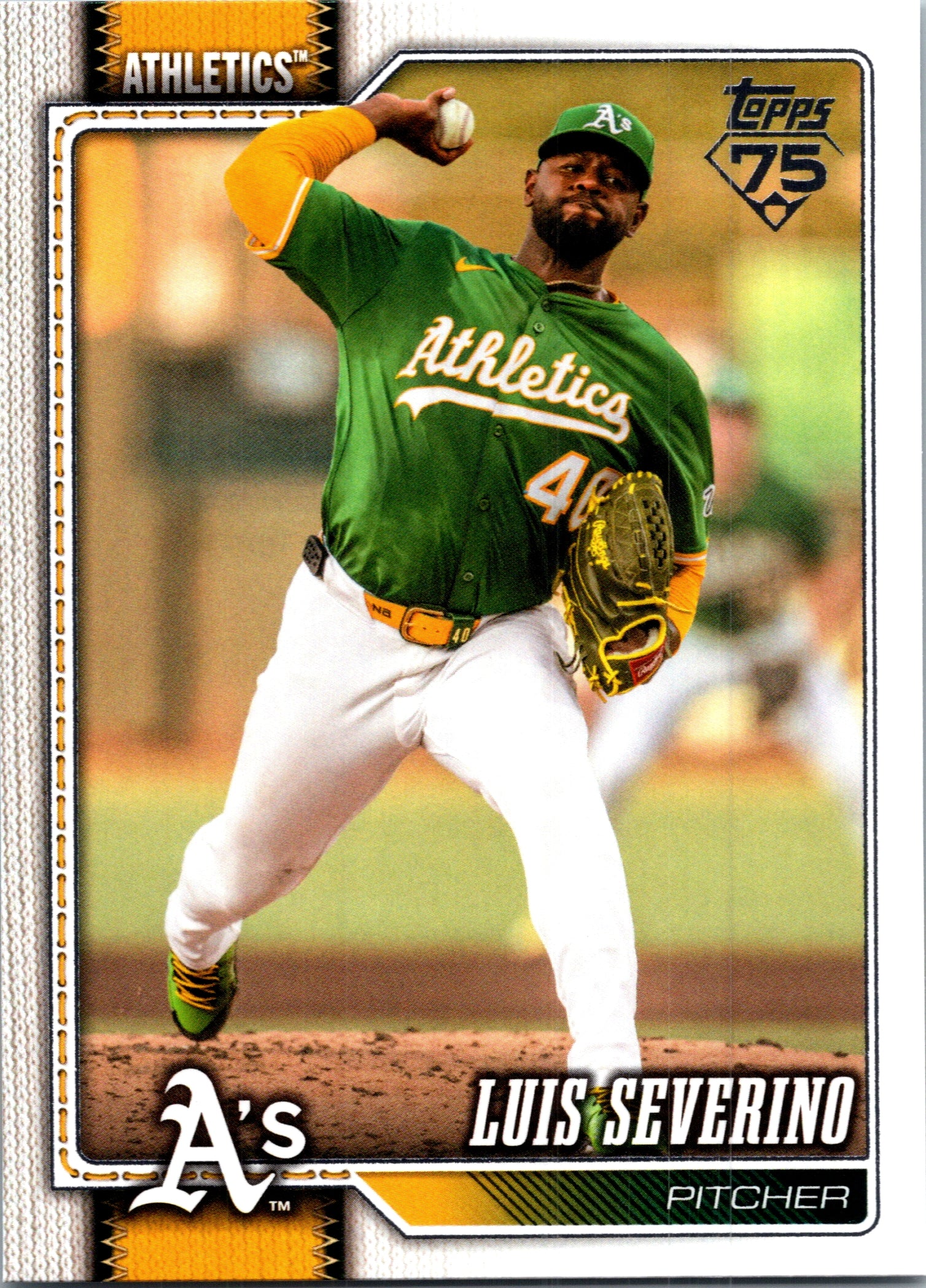 2026 Topps Luis Severino #362 Base Card Athletics Near Mint or Better
