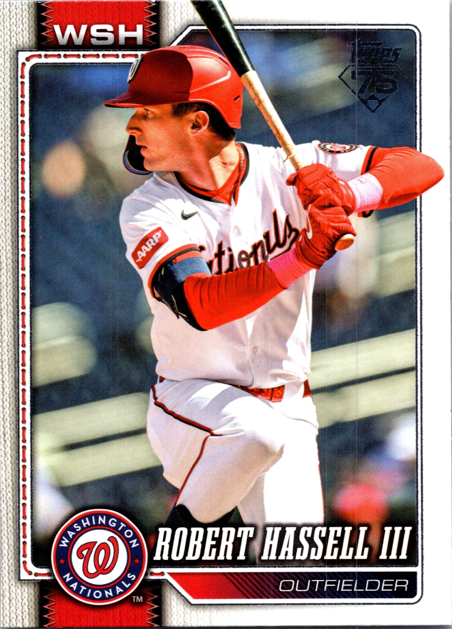 2026 Topps Robert Hassell III #582 Base Card Washington Nationals Near Mint