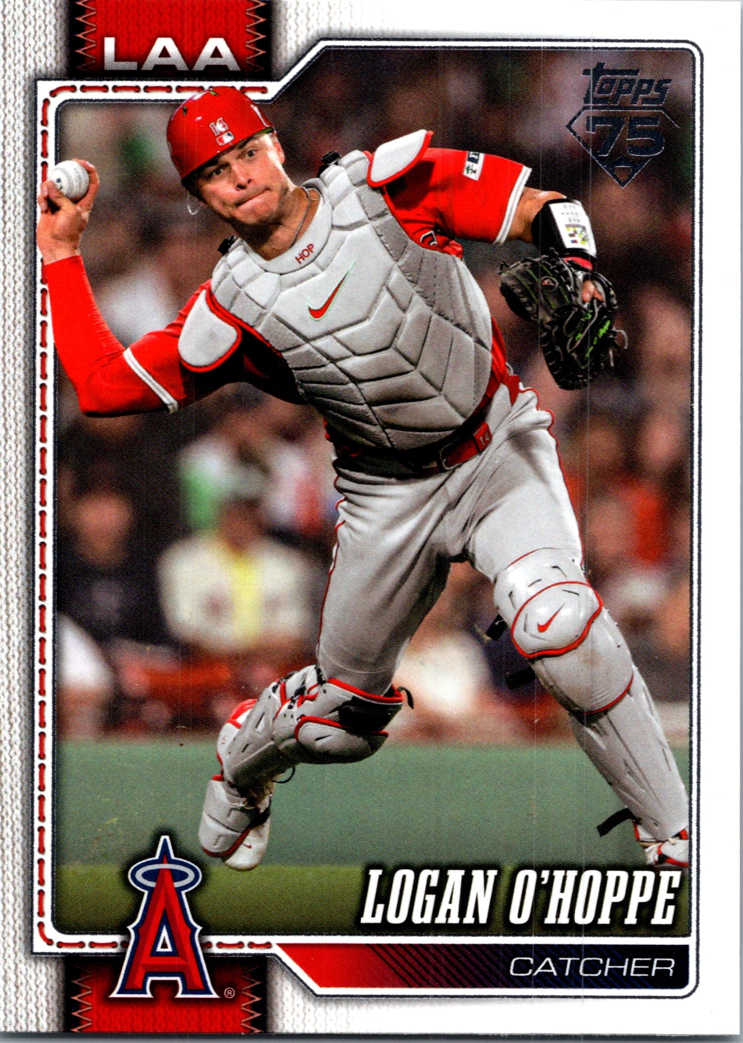 2026 Topps Logan O'Hoppe #483 Base Card Los Angeles Angels Near Mint or Better