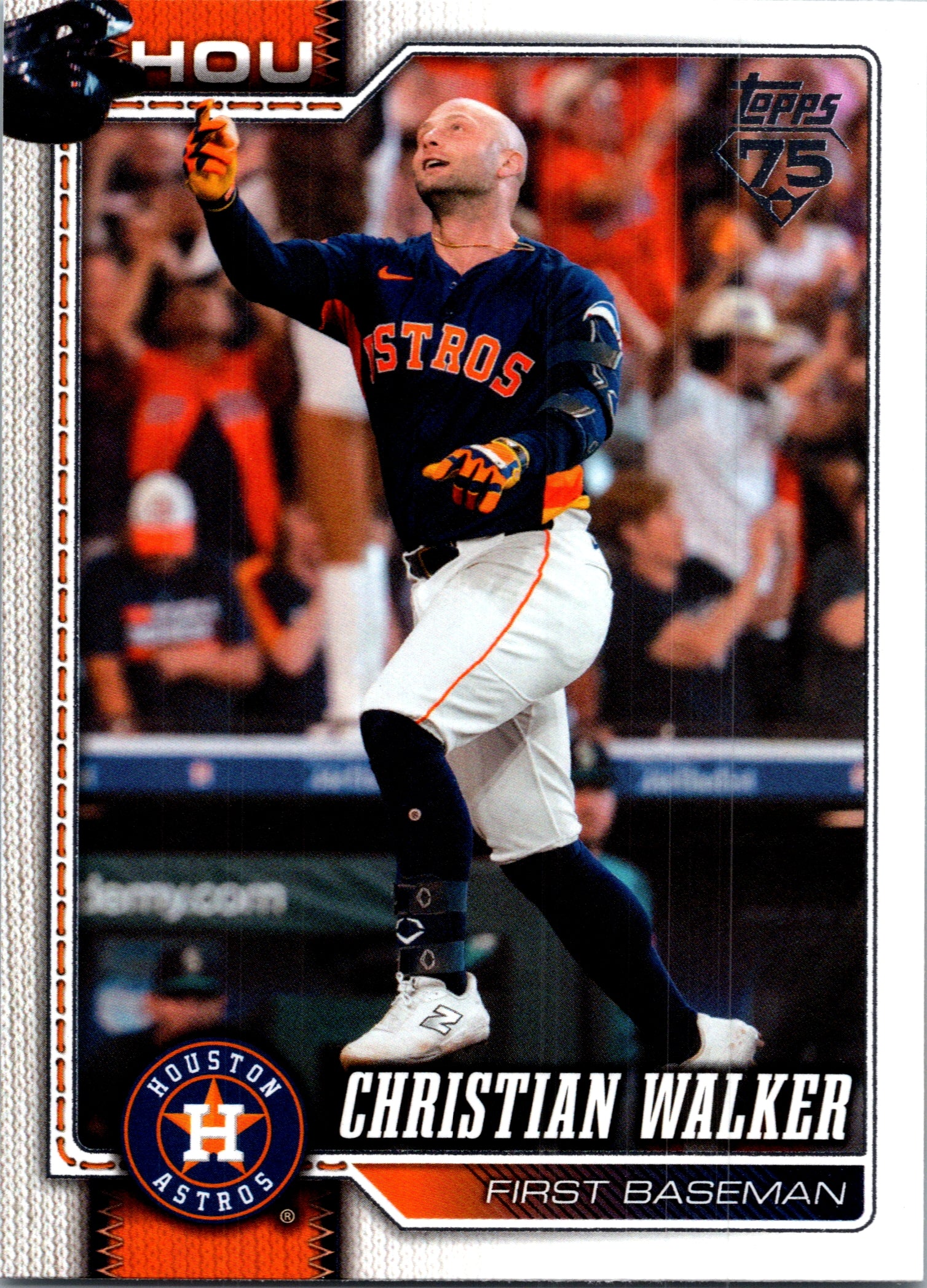 2026 Topps Christian Walker #495 Base Card Houston Astros Near Mint or Better