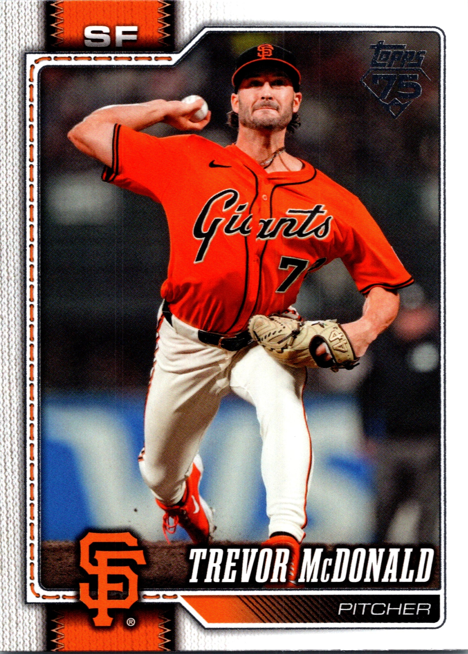 2026 Topps Trevor McDonald #466 Base Card San Francisco Giants Near Mint
