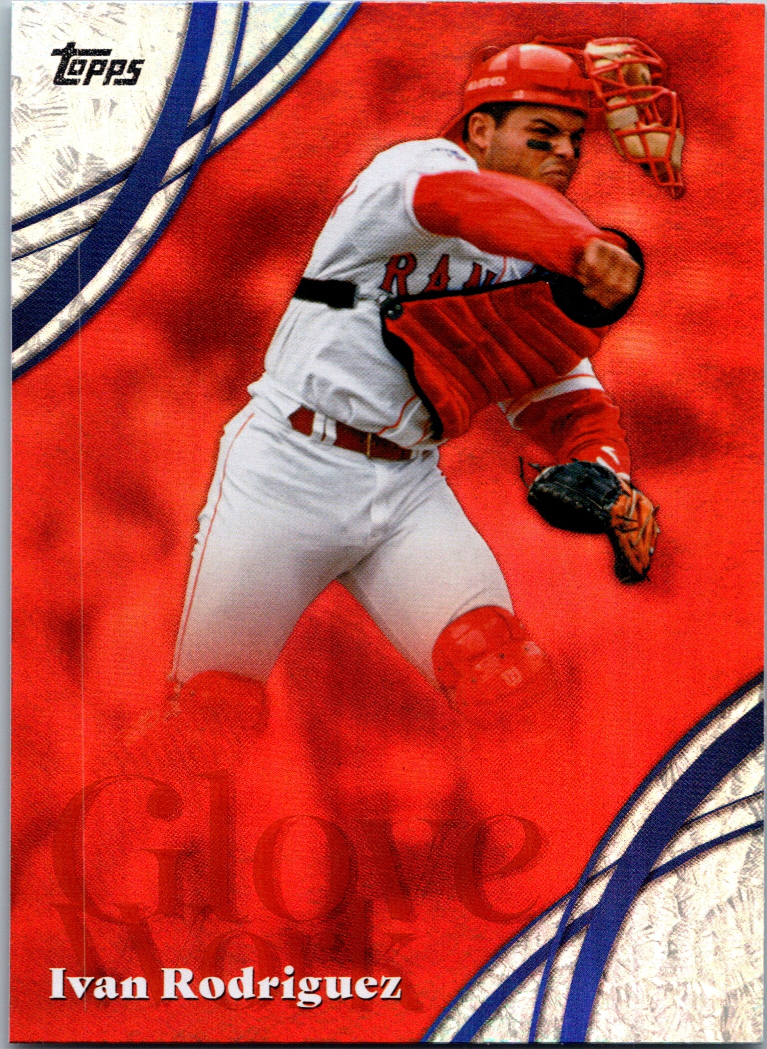 2026 Topps Ivan Rodriguez #GW-7 Glove Work Insert Texas Rangers Near Mint