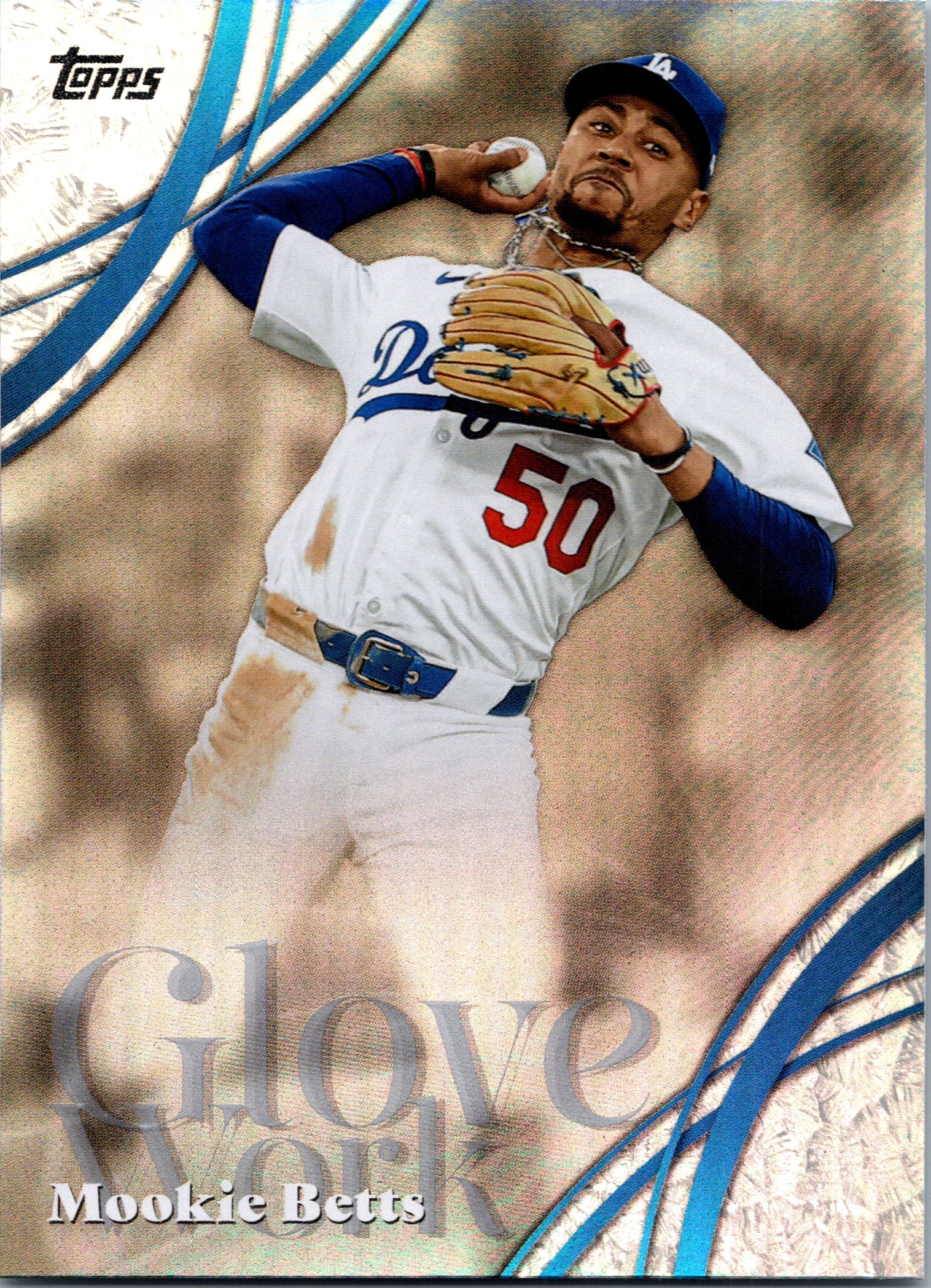2026 Topps Mookie Betts #GW-20 Glove Work Insert Los Angeles Dodgers NM