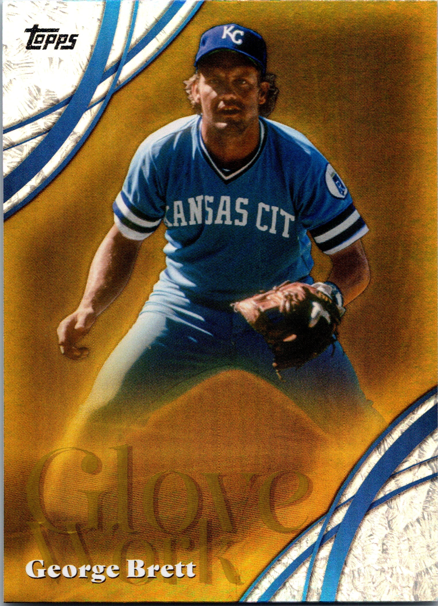 2026 Topps George Brett #GW-2 Glove Work Insert Kansas City Royals SN NM