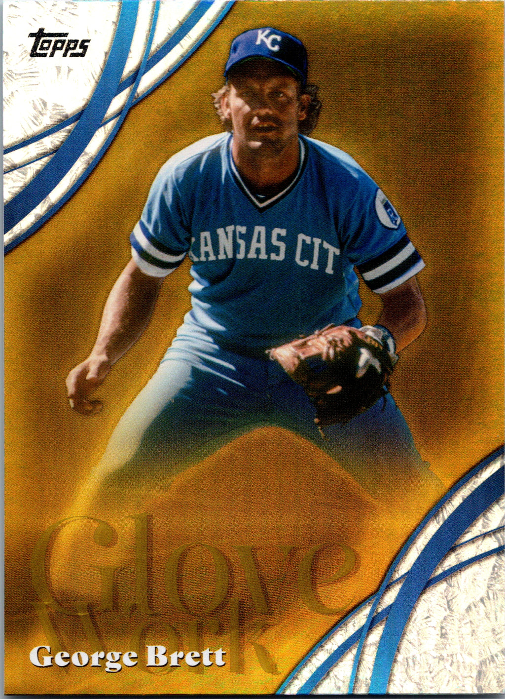2026 Topps George Brett #GW-2 Glove Work Insert Kansas City Royals SN NM
