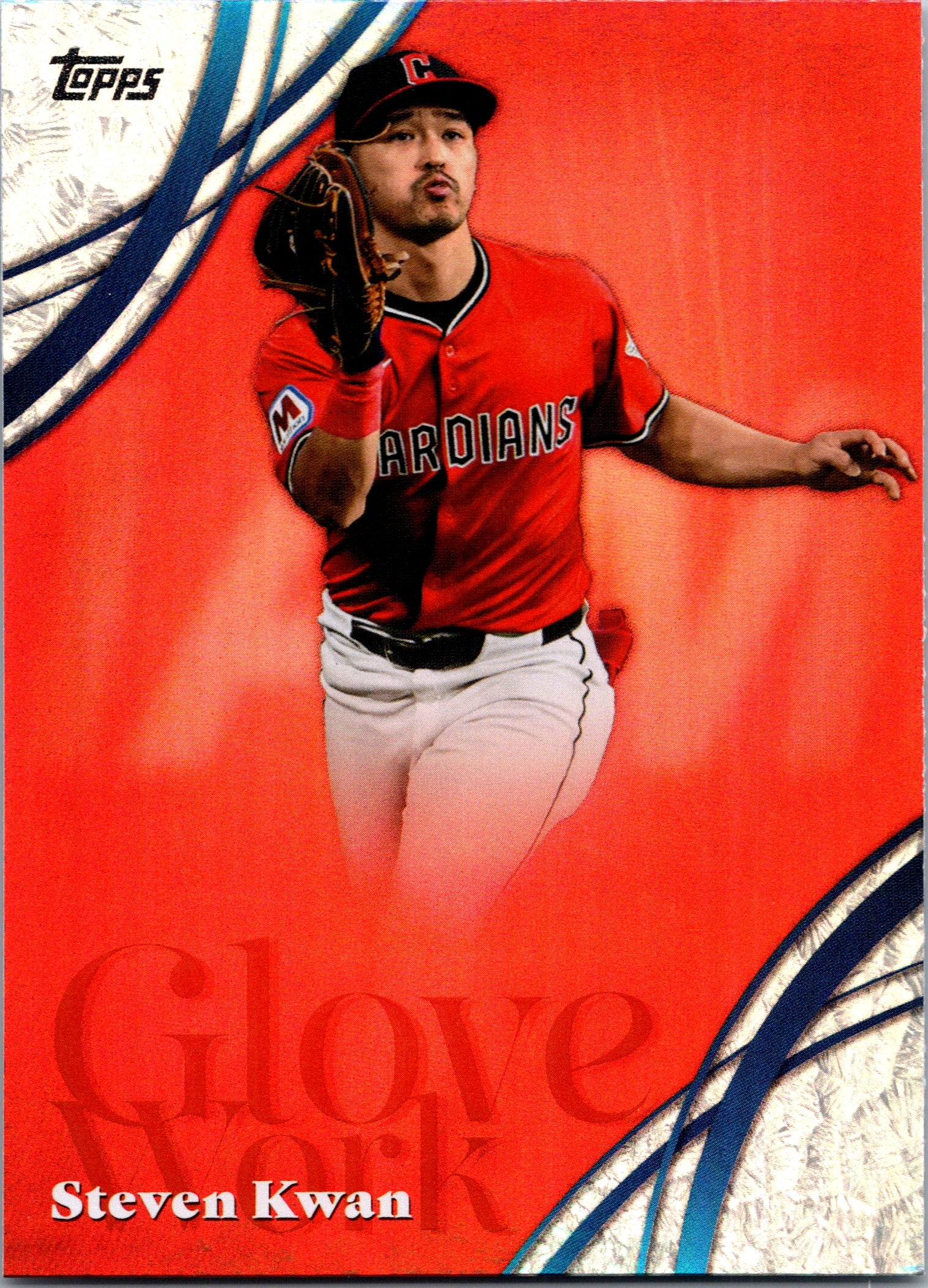 2026 Topps Steven Kwan #GW-27 Glove Work Insert Cleveland Guardians Near Mint