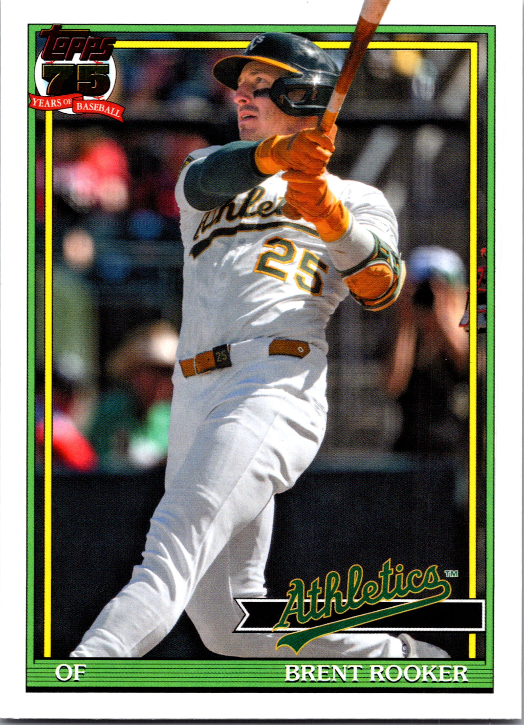 2026 Topps #91B2-16 Brent Rooker 1991 Topps Baseball Anniversary