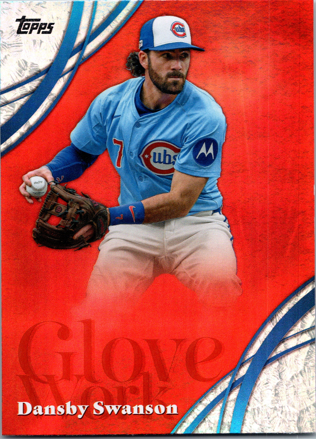 2026 Topps Dansby Swanson #GW-23 Glove Work Insert Chicago Cubs Near Mint