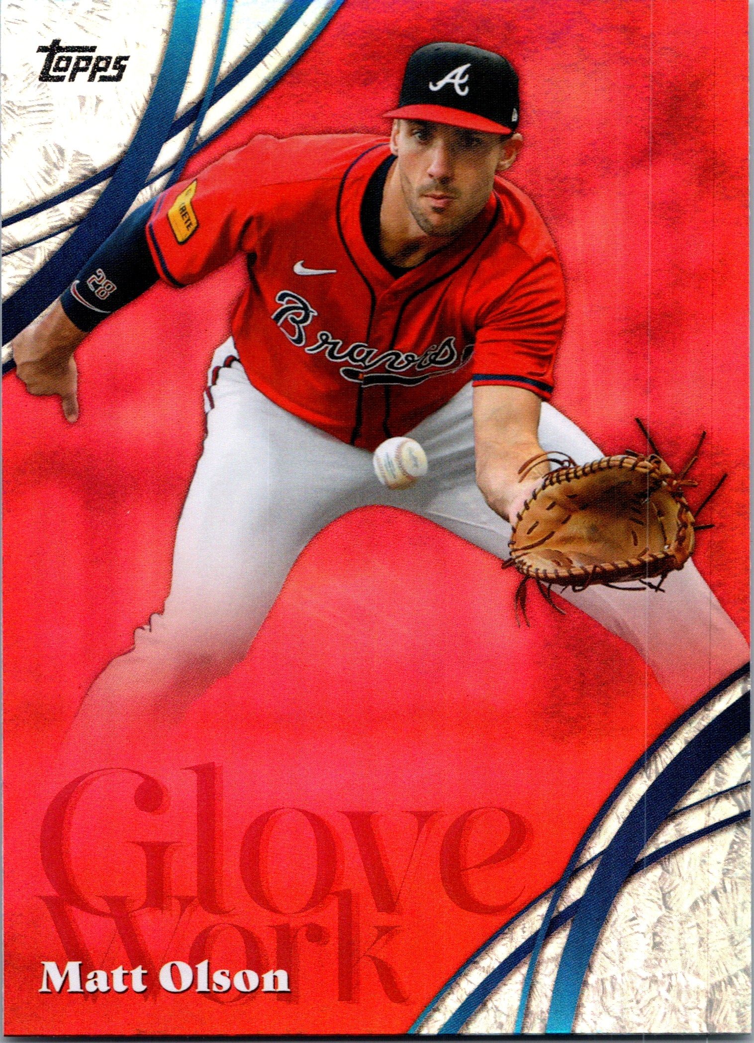 2026 Topps Matt Olson #GW-34 Glove Work Atlanta Braves Near Mint or Better