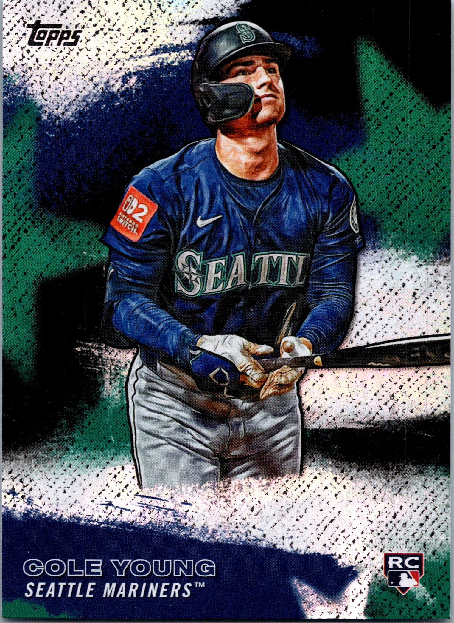 2026 Topps Cole Young #SMLB-53 Stars of MLB Crackle Foil Seattle Mariners NM