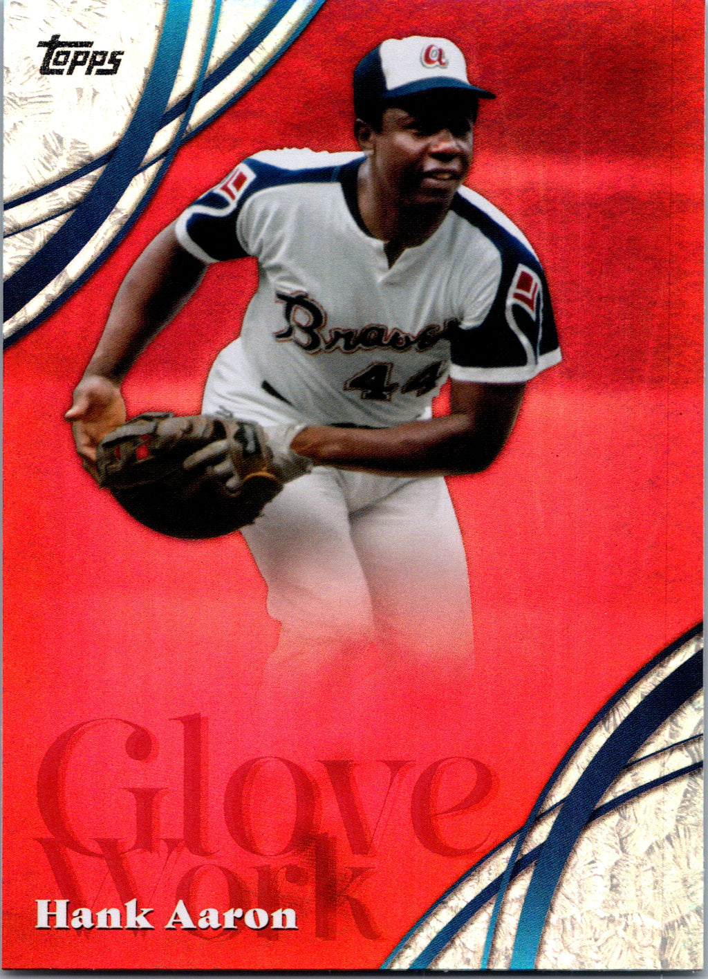2026 Topps #GW-43 Hank Aaron Glove Work