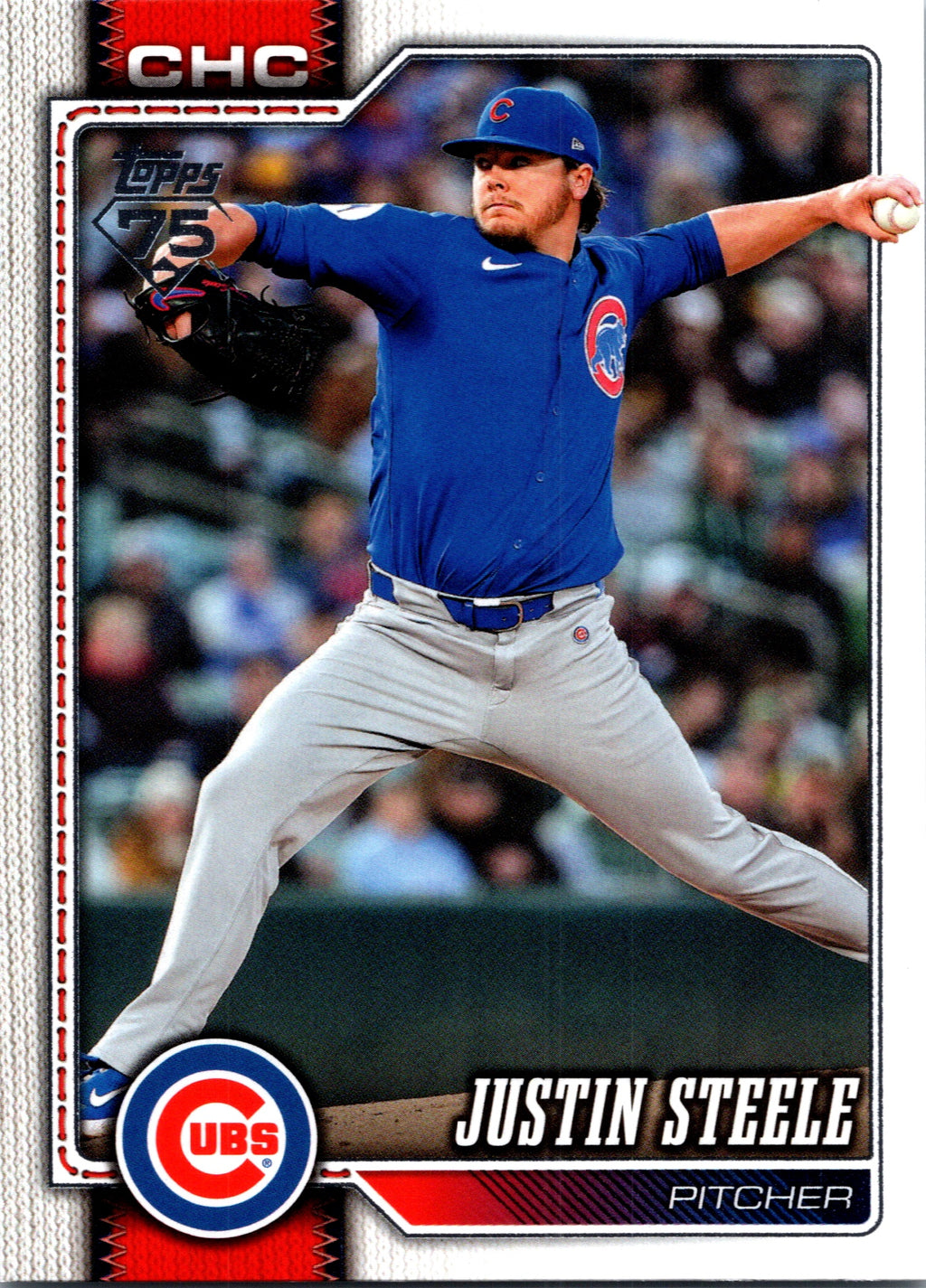 2026 Topps Justin Steele #486 Base Card Chicago Cubs Near Mint or Better