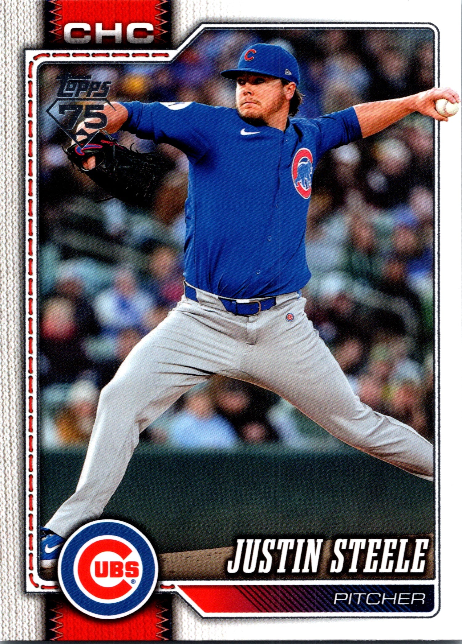 2026 Topps Justin Steele #486 Base Card Chicago Cubs Near Mint or Better