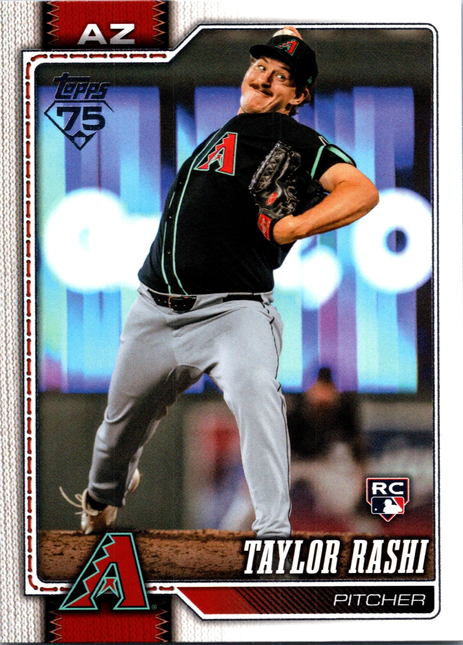 2026 Topps Taylor Rashi #615 Base Card Arizona Diamondbacks Rookie Card NM