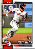 2026 Topps Petey Halpin #668 Base Card Cleveland Guardians Rookie Card NM