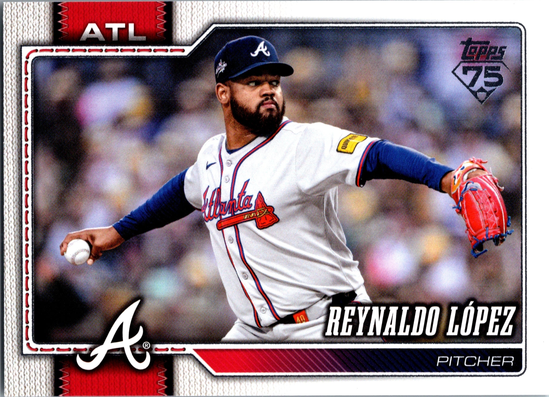 2026 Topps Reynaldo López #673 Atlanta Braves Near Mint or Better