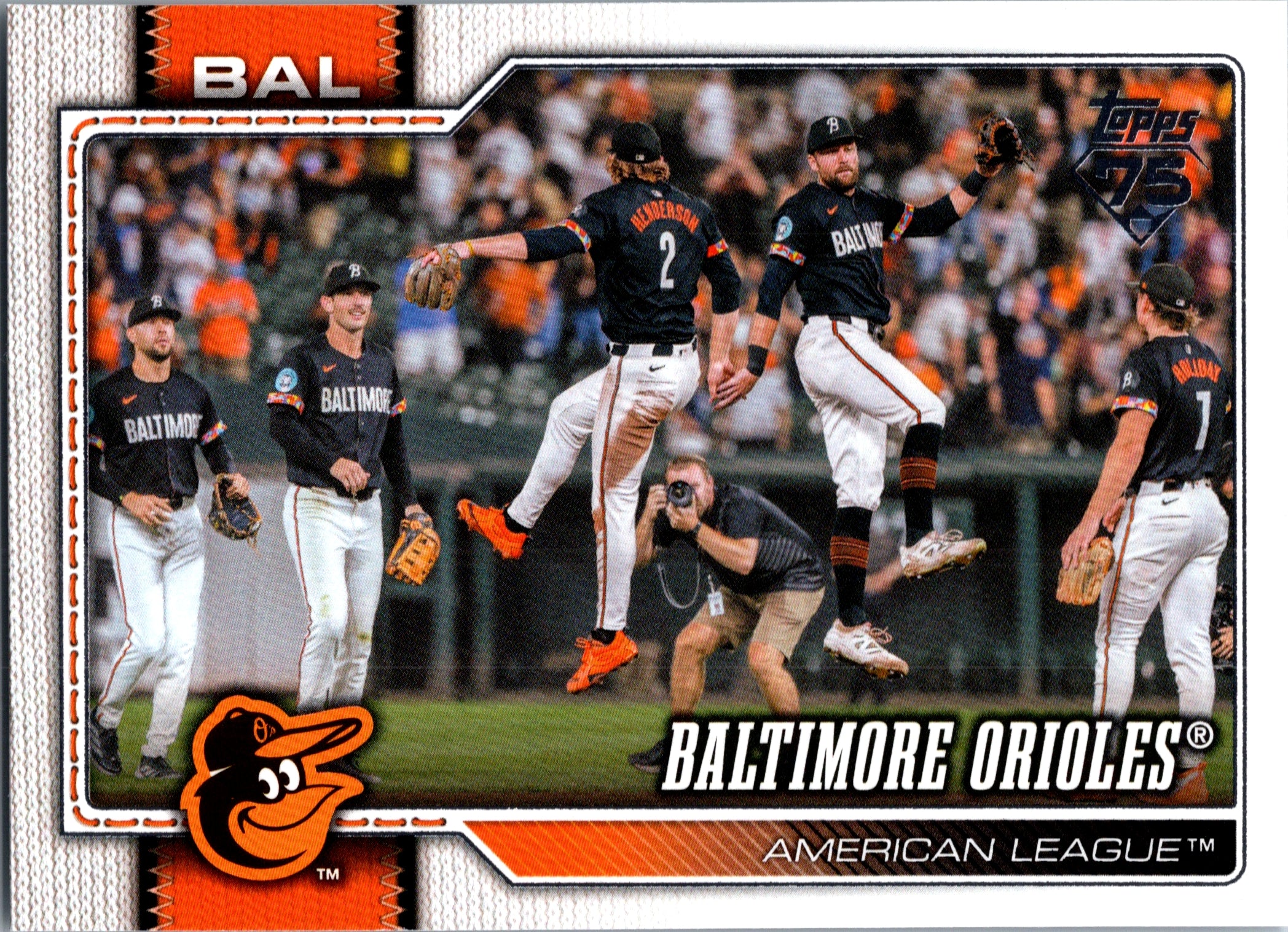 2026 Topps Baltimore Orioles #654 Baltimore Orioles Near Mint or Better
