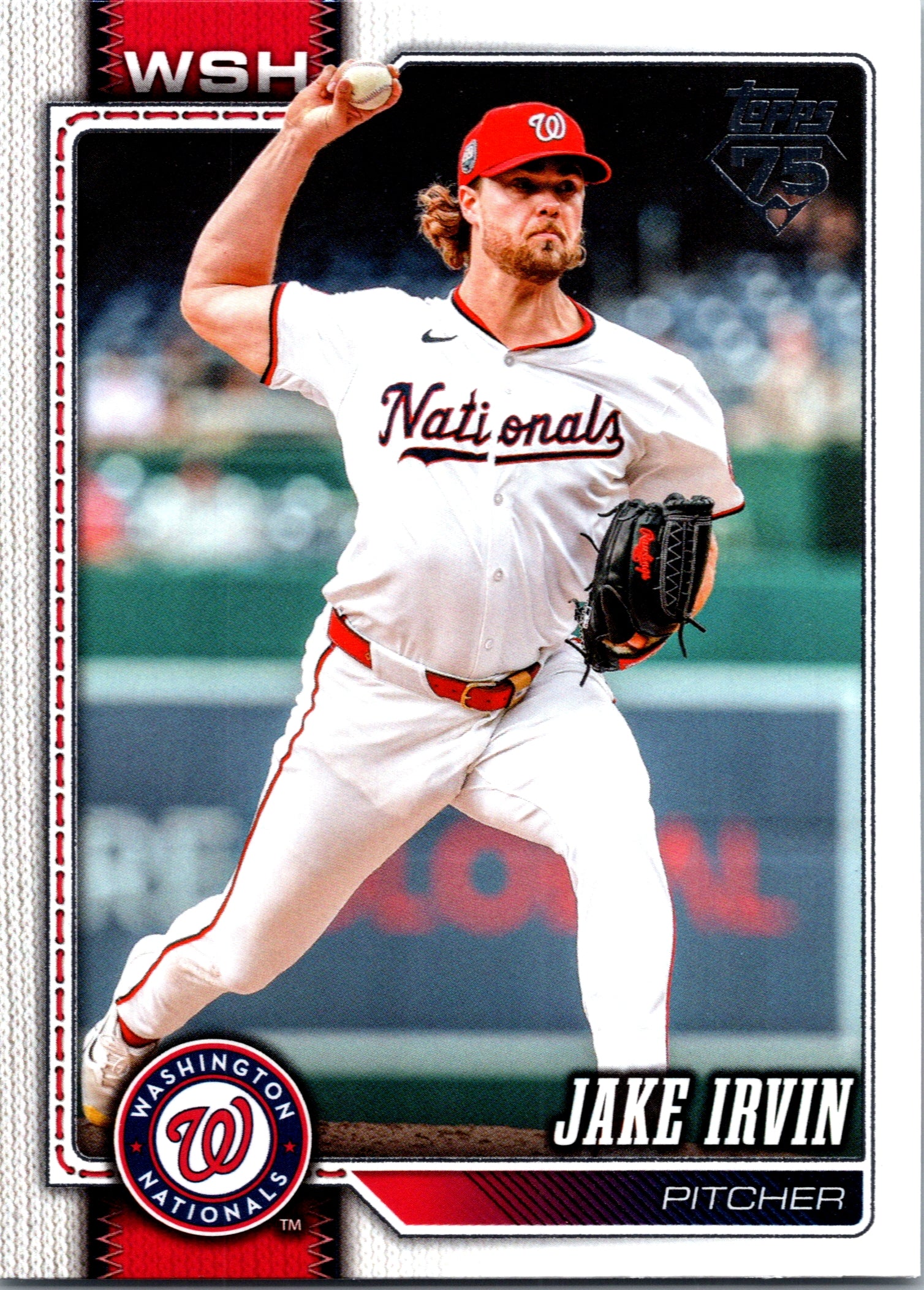 2026 Topps Jake Irvin #487 Washington Nationals Near Mint or Better