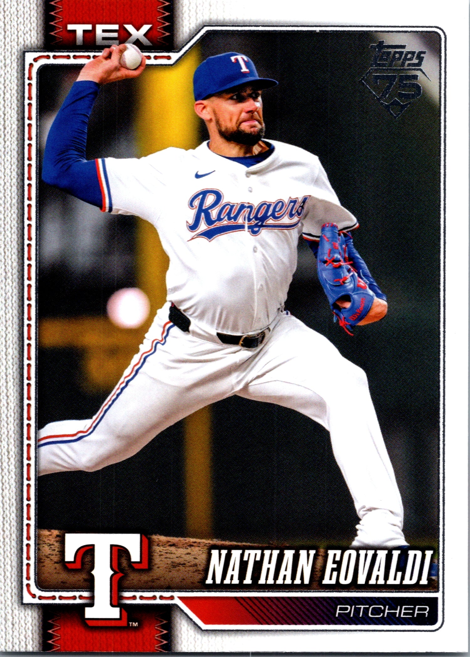 2026 Topps Nathan Eovaldi #355 Texas Rangers Near Mint or Better