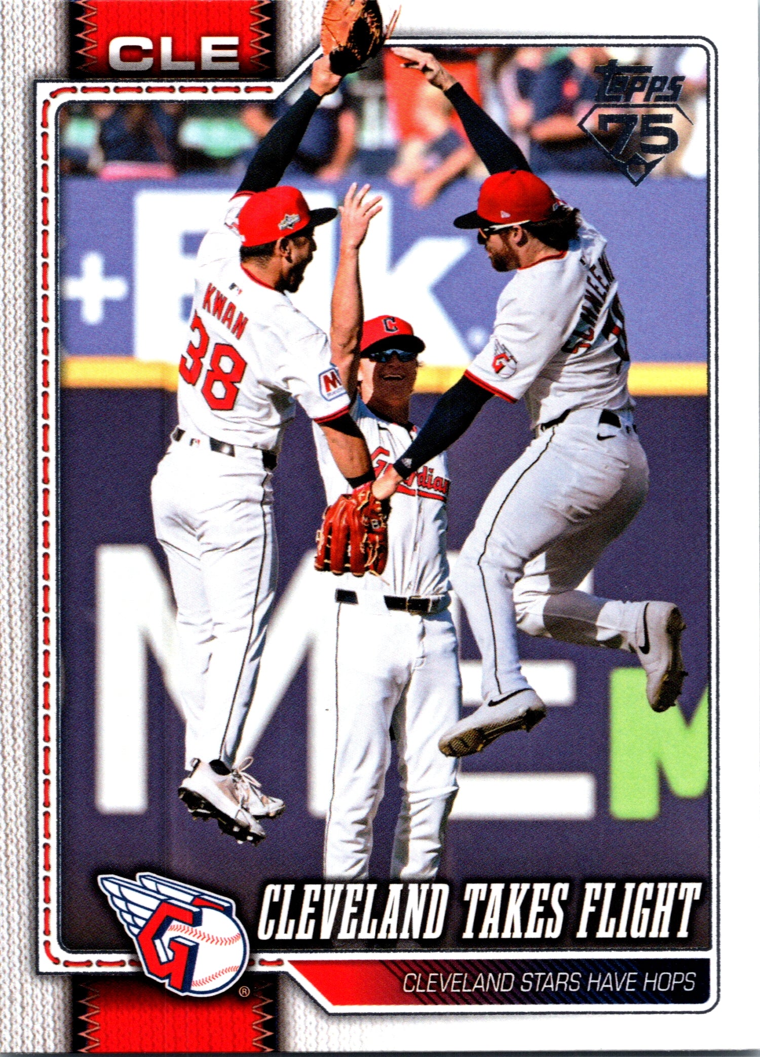 2026 Topps Cleveland Takes Flight #548 Cleveland Guardians Near Mint or Better
