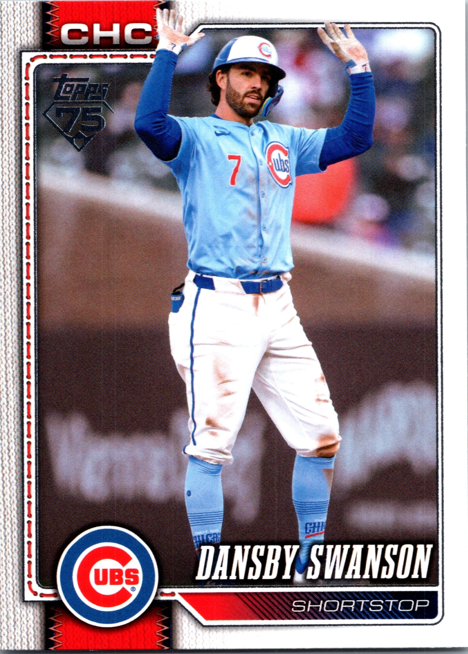 2026 Topps Dansby Swanson #550 Chicago Cubs Near Mint or Better