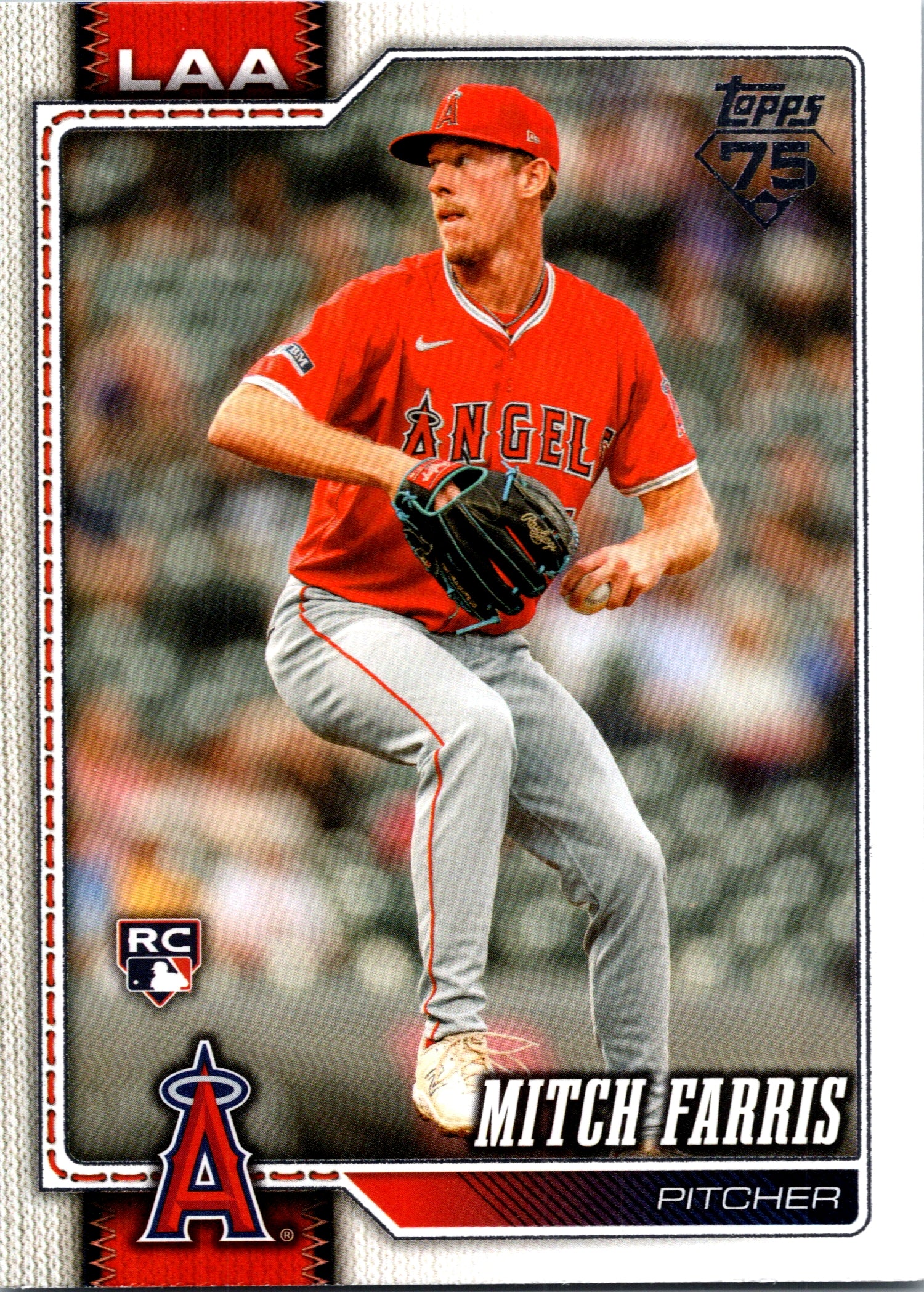 2026 Topps Mitch Farris #609 Los Angeles Angels Near Mint or Better