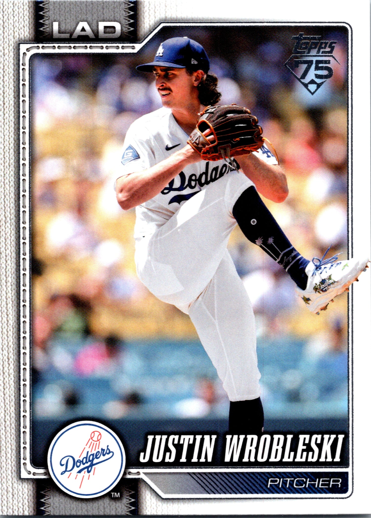 2026 Topps Justin Wrobleski #391 Los Angeles Dodgers Near Mint or Better